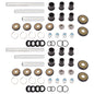 Solid Spare Rear Upper & Lower A-Arm Bushing Shaft Kit For Honda Rincon TRX650 TRX680 03-22