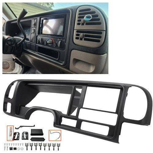 Solid Spare Car Radio Stereo Double Din Dash Kit Panel Wire Harness FOR 95-02 GMC Truck SUV