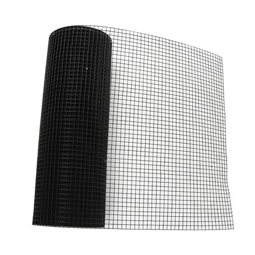 Solid Spare 24in×50ft 1/2Inx1/2In Hardware Cloth Chicken Wire Fence Vinyl Coated Welded Mesh