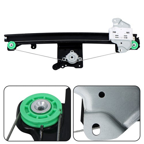 Solid Spare 752-394 Power Window Regulator Front LH w/o Motor For Nissan Sentra 2013-2019