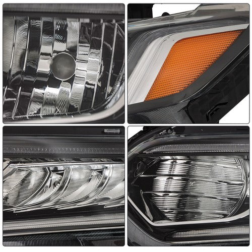 Solid Spare Left&Right Side Headlights W/LED DRL For Honda Accord 2018-2019 20 Halogen Clear