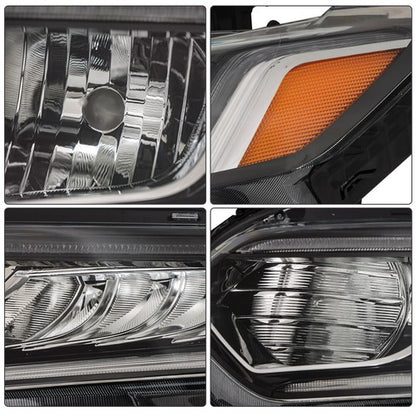 Solid Spare Left&Right Side Headlights W/LED DRL For Honda Accord 2018-2019 20 Halogen Clear