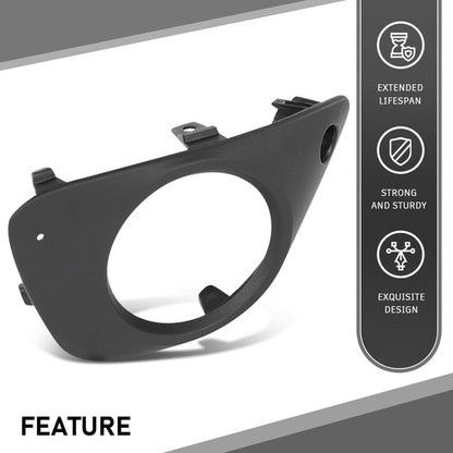 Solid Spare Front Bumper Fog Light Bezel Lamp Trim Left Fit For 2015-2018 Porsche Macan