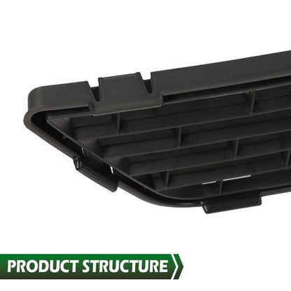Solid Spare Fit For 2013-2015 Nissan Sentra Front Bumper Lower Grille Grill Cover Black