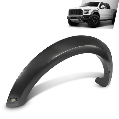 Solid Spare Front Left Wheel Arch Molding Fender Flare Fit For 2017-2020 Ford F-150 Raptor