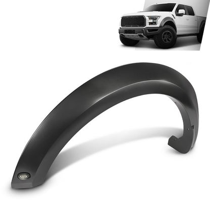 Solid Spare Front Left Wheel Arch Molding Fender Flare Fit For 2017-2020 Ford F-150 Raptor
