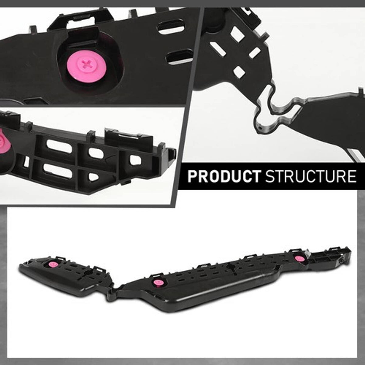Solid Spare Raer Bumper Bracket Fit For 20-24 Toyota Highlander Right Side TO1143137