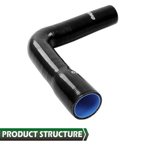 Solid Spare Fit For Jeep 72-81 AMC CJ5 CJ6 J10 J20 Wagoneer 304 360 V8 Silicone Hose Black