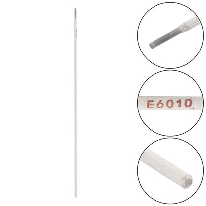 Solid Spare 1/8 Inch E6010 Carbon Steel Electrode 5 lbs Premium Arc Welding Rods New 6010