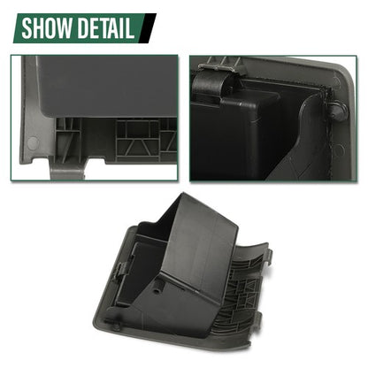 Solid Spare Dash Knee Center Glove Storage Cubby For 05-07 Ford F250 F350 Super Duty Gray