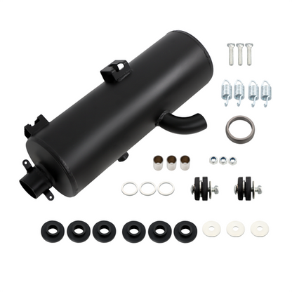 Solid Spare 1260715-029 New Exhaust Muffler & Gasket Kit 96-01 for Polaris Sportsman 500 4X4