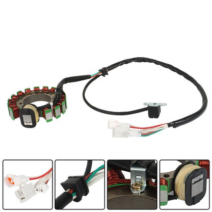 Solid Spare Wire Harness Ignition Coil CDI Stator & Gasket For Yamaha Warrior 350 YFM350X
