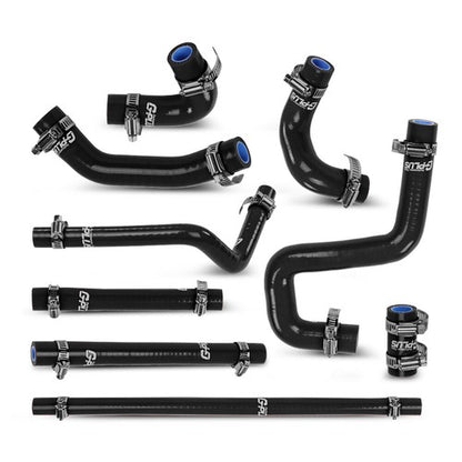 Solid Spare Silicone Radiator Coolant Hose Kit Black Fit For 1996-2002 Toyota 4Runner 3.4L