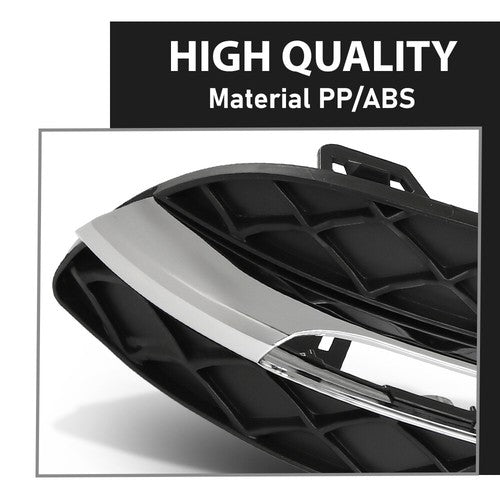 Solid Spare Fit For 2012-2015 Mercedes Benz C-Class Daytime Running Light Cover Left+Right