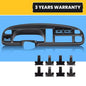 Solid Spare Dash Board Bezel Cover Instrument W/Vents For 1998-2002 Dodge Ram 1500 2500 3500