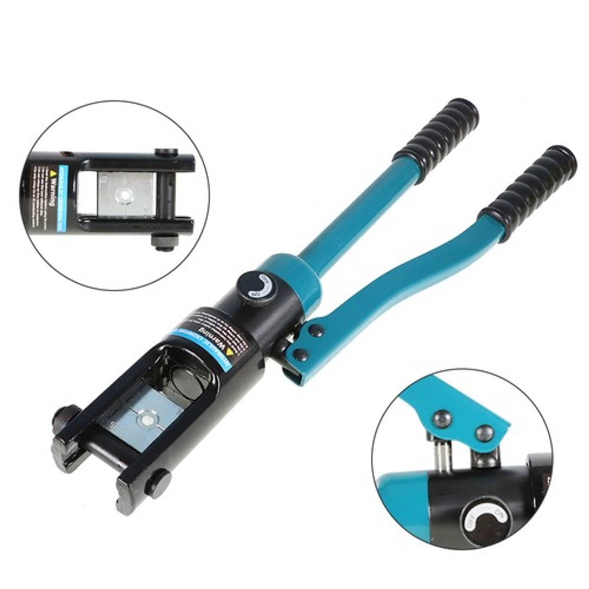 Solid Spare New 16T+13Mold Hydraulic Clamp Wire Crimper Battery Cable Crimping Tool