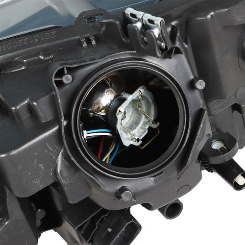 Solid Spare Projector Headlight Chrome Housing W/LED DRL For Ford Fusion 2017-19 Right Side
