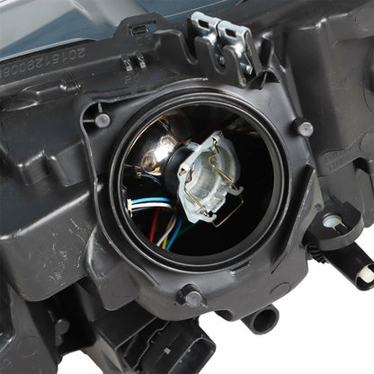 Solid Spare Projector Headlight Chrome Housing W/LED DRL For Ford Fusion 2017-19 Right Side
