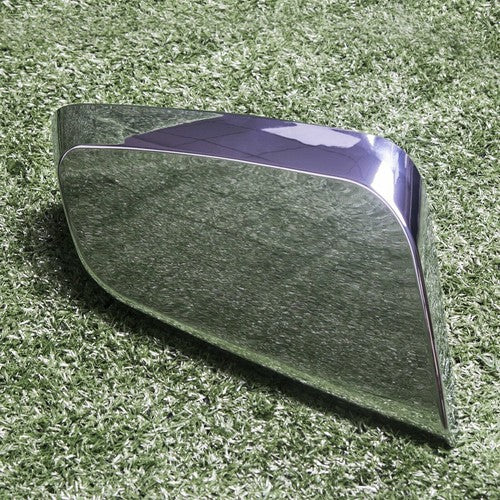 Solid Spare For 2014-2020 Chevy Impala Clip-On Triple Mirror Covers Trims Replacement Chrome