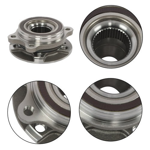 Solid Spare 4pcs Front/Rear Wheel Hub Bearing Assembly For Audi A4 A5 A6 Q5 S4 S5 All Models