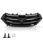 Solid Spare Front Bumper Upper Grille W/ Camera Hole Fit For 2015 2016 2017 2018 Ford Edge