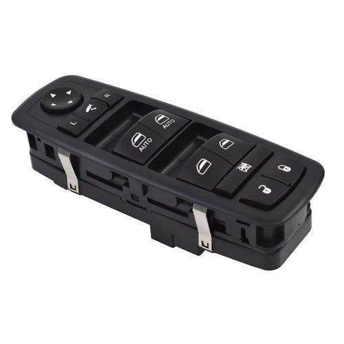 Solid Spare For Jeep Grand Cherokee 2010-2020 Front LH Car Window Switch Black ABS Plastic