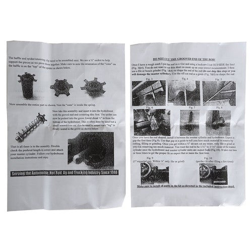 Solid Spare For GM Chevy Ford Dodge 129496 SH Small Hole Universal Hydroboost Repair Kit