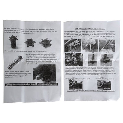 Solid Spare For GM Chevy Ford Dodge 129496 SH Small Hole Universal Hydroboost Repair Kit