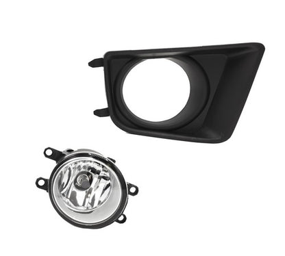 Clear Fog Lights Bumper Driving Lamp+Switch+Bulbs For 2012-2015 Toyota Tacoma
