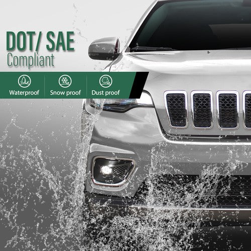 Solid Spare Fit For Jeep Cherokee 2019-2022 LED Driving Fog Light Lamp Left=Right 68410368AB