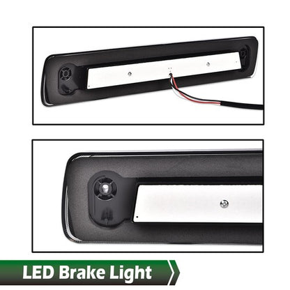Solid Spare Fit For 15-18 Chevy Colorado GMC Canyon Smoke LED Third Brake Light Cargo Lamp