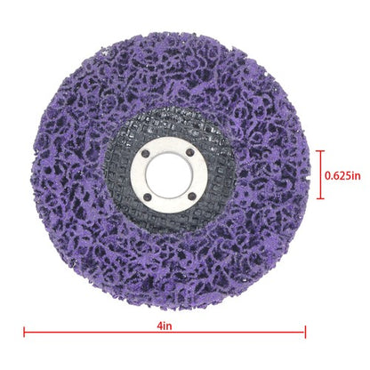 Solid Spare 10 Pack of 4' x 5/8' (5 pieces each in purple and blue) Diamond Discs
