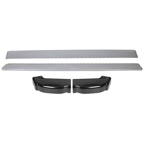 Solid Spare Inner & Outer Rocker Panels W/ Cab Corners For 99-07 Chevy Silverado 4DR EXT Cab