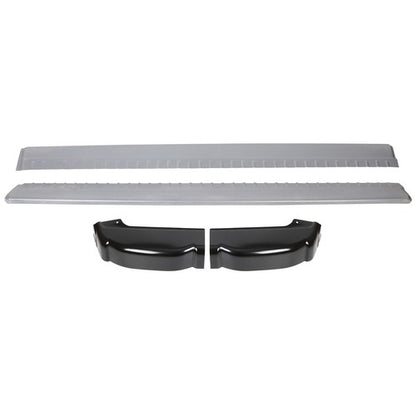 Solid Spare Inner & Outer Rocker Panels W/ Cab Corners For 99-07 Chevy Silverado 4DR EXT Cab
