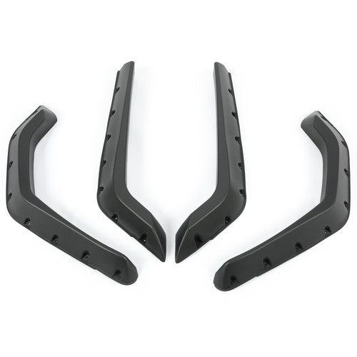 Solid Spare Set Of 4PCS Fender Flares For Polaris RZR 800 2008-2010 Snap On Black Plastic