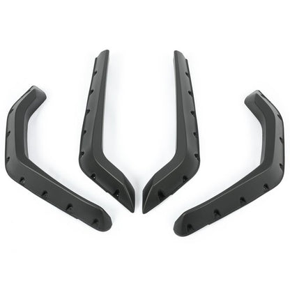 Solid Spare Set Of 4PCS Fender Flares For Polaris RZR 800 2008-2010 Snap On Black Plastic