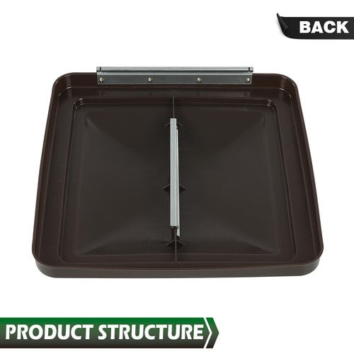 Solid Spare 14" x 14" Replacement Roof Vent Cover Camper RV Trailer Ventline 3PC