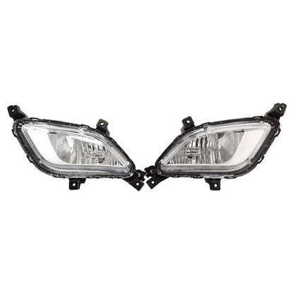 For 2017 2018 Kia Forte Front Bumper Fog Lights Lamps Set w/bulb Left Right Pair