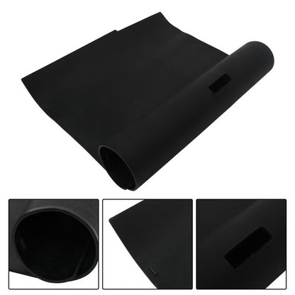 Solid Spare Black Floor Mat Full-Coverage Fit For Club Car DS Golf Carts 1982-Up New