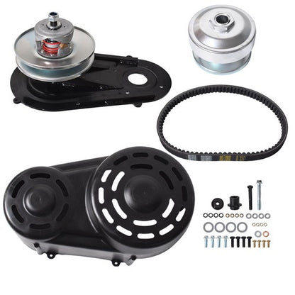 Solid Spare 40 Series Go Kart Cart Torque Converter Kit For 8hp-16hp Engines w/Clutch Pulley