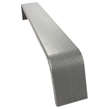 Solid Spare 2 PCS Steel Diamond Tread Plate Tandem Axle Trailer Fenders 10-1/4"x72-7/8"x13"