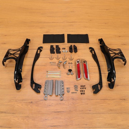 Solid Spare For Harley Touring 2014-2024 Saddle Bags Saddlebag Latch Hinge Lock Hardware Kit