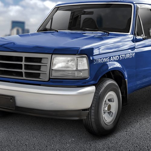 Solid Spare Halogen Headlights Lamps Fit For 1992-1996 Ford F-150 Driver & Passenger Side