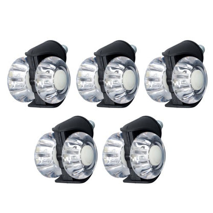 Solid Spare 2 INCH Heavy Duty Office Chair Caster Rubber 360° Swivel Wheels Replacement Set