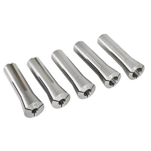 Solid Spare 10pc R8 7/16-20 Round Collet Set 3mm-20mm Milling Lathe High Precision 0.0006"
