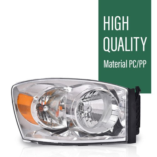 Solid Spare Fit For 07-10 Dodge Ram Truck Front Driving Headlight Lamp Right CH2503180