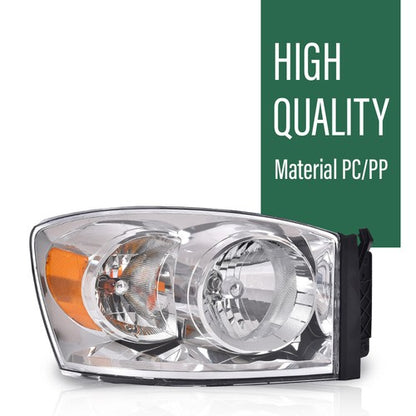 Solid Spare Fit For 07-10 Dodge Ram Truck Front Driving Headlight Lamp Right CH2503180