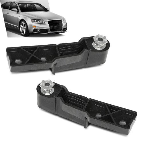 Solid Spare Fit For 2006-2011 Audi A6 S6 Front Bumper Retainer Bracket Left+Right Side