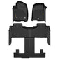 Solid Spare TPE 3 Rows Floor Mats Liner Fit For 21-24 Tahoe Yukon Escalade Bucket Seat