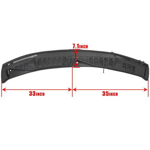 Solid Spare Windshield Wiper Cowl Grill Grille For 2015-2020 Ford F150 F-150 FL3Z15022A69A